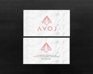 Business Card Design by chandrayaan.creative for AVOJ | Design: #15363474