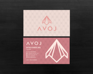 Business Card Design by chandrayaan.creative for AVOJ | Design: #15363476