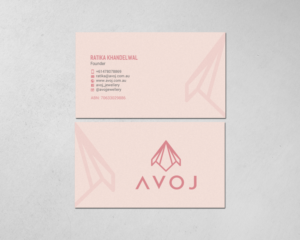 Business Card Design by chandrayaan.creative for AVOJ | Design: #15377217