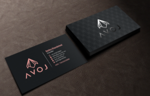Business Card Design by chandrayaan.creative for AVOJ | Design: #15377348