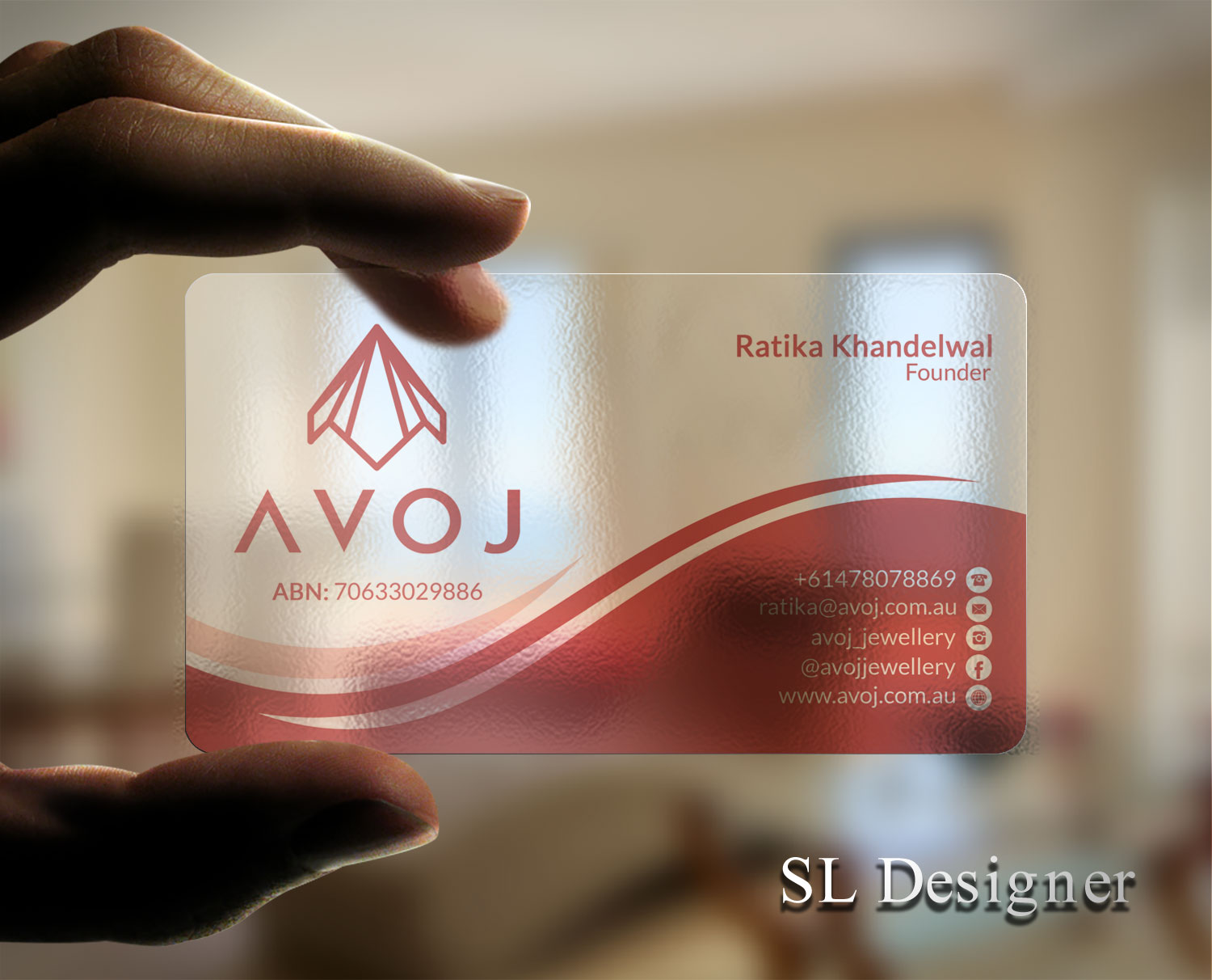 Business Card Design by SL Designer for AVOJ | Design #15343971