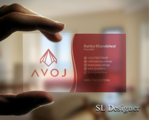 Business Card Design by SL Designer for AVOJ | Design: #15343972