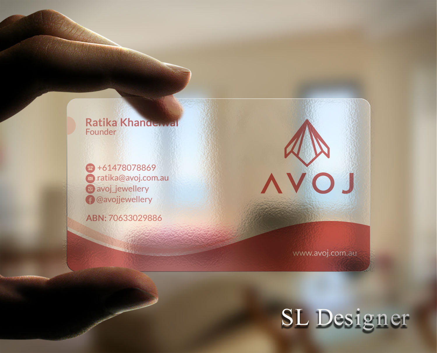 Business Card Design by SL Designer for AVOJ | Design #15343973