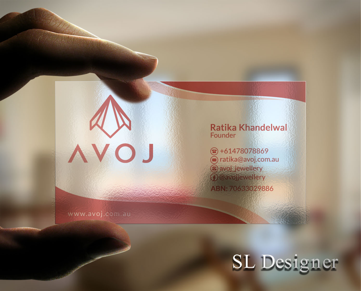 Business Card Design by SL Designer for AVOJ | Design #15344014