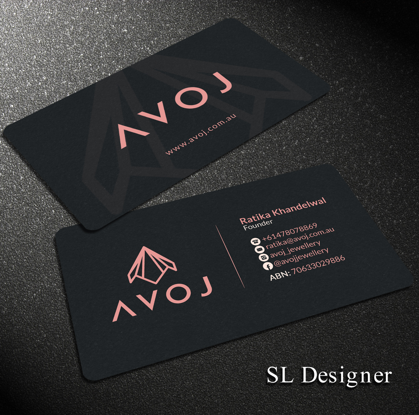 Business Card Design by SL Designer for AVOJ | Design #15344062