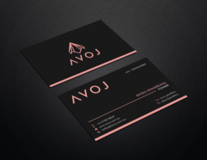 Business Card Design by Graphic Flame for AVOJ | Design: #15348011
