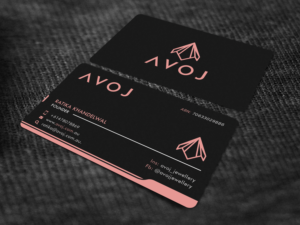 Business Card Design by Graphic Flame for AVOJ | Design: #15348012
