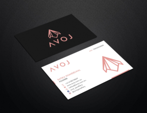 Business Card Design by Graphic Flame for AVOJ | Design: #15348014