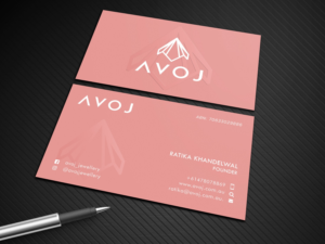 Business Card Design by Graphic Flame for AVOJ | Design: #15348017