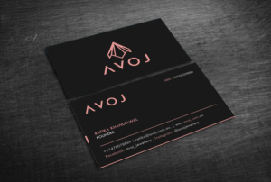 Business Card Design by Graphic Flame for AVOJ | Design: #15348041