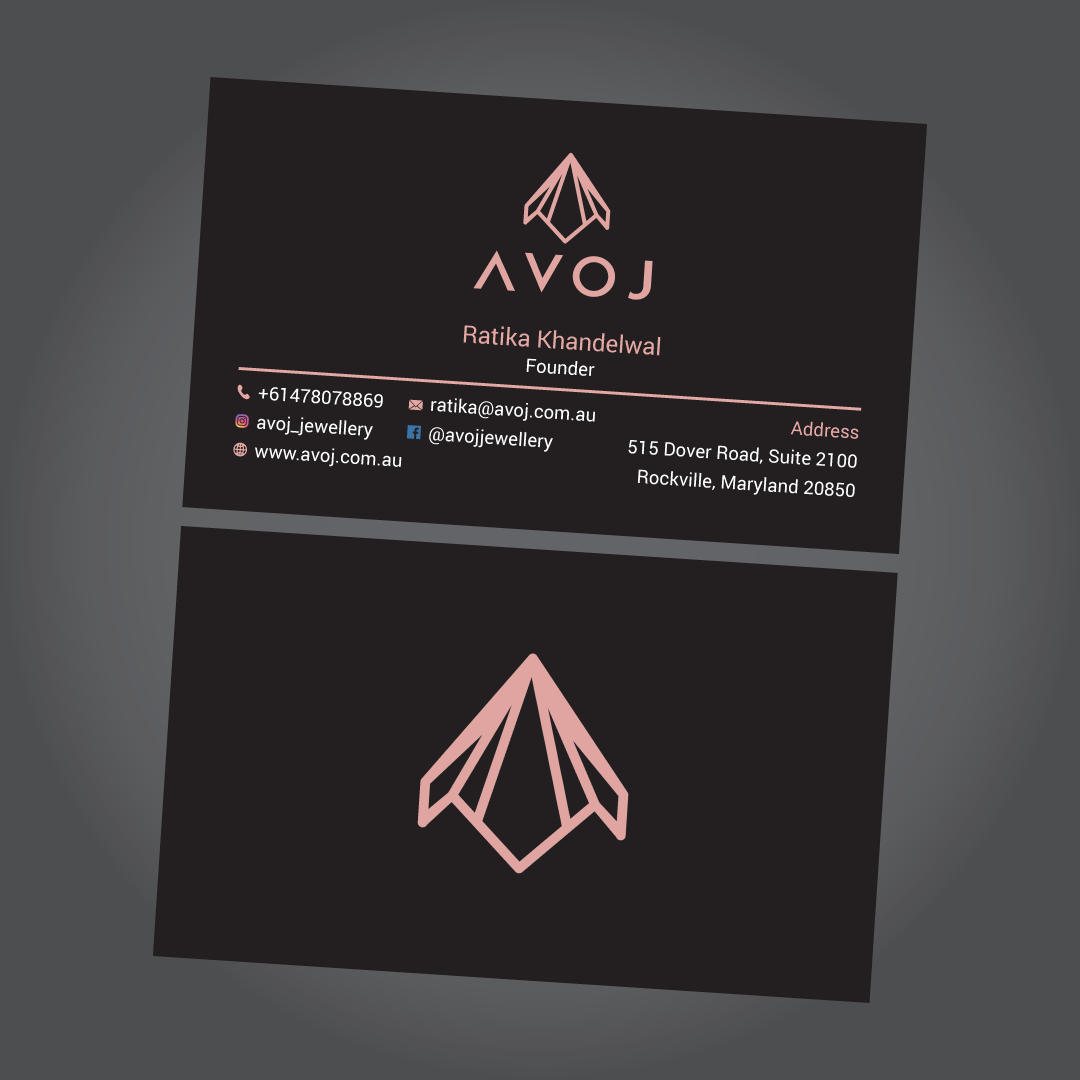 Business Card Design by habibm for AVOJ | Design #15386724