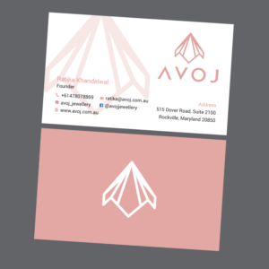 Business Card Design by habibm for AVOJ | Design: #15386743