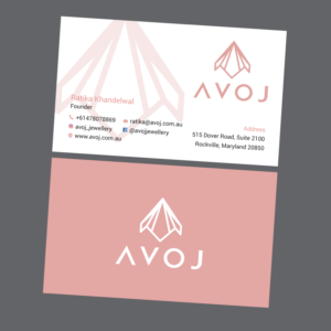 Business Card Design by habibm for AVOJ | Design: #15386768
