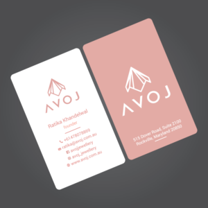 Business Card Design by habibm for AVOJ | Design: #15436006