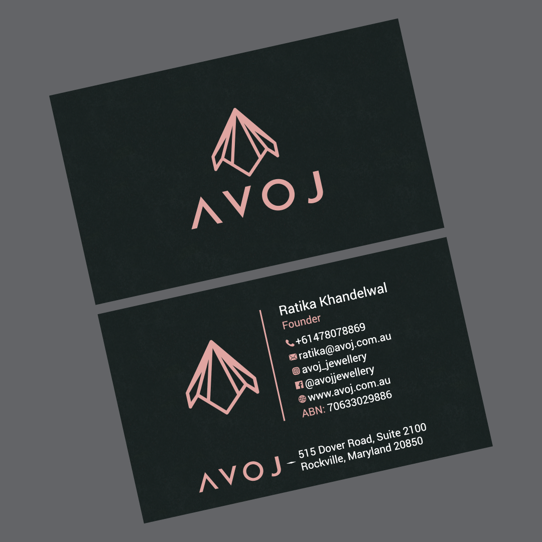 Business Card Design by habibm for AVOJ | Design #15457320