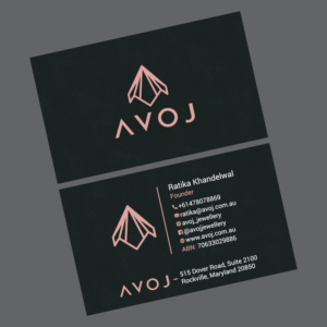 Business Card Design by habibm for AVOJ | Design: #15457320