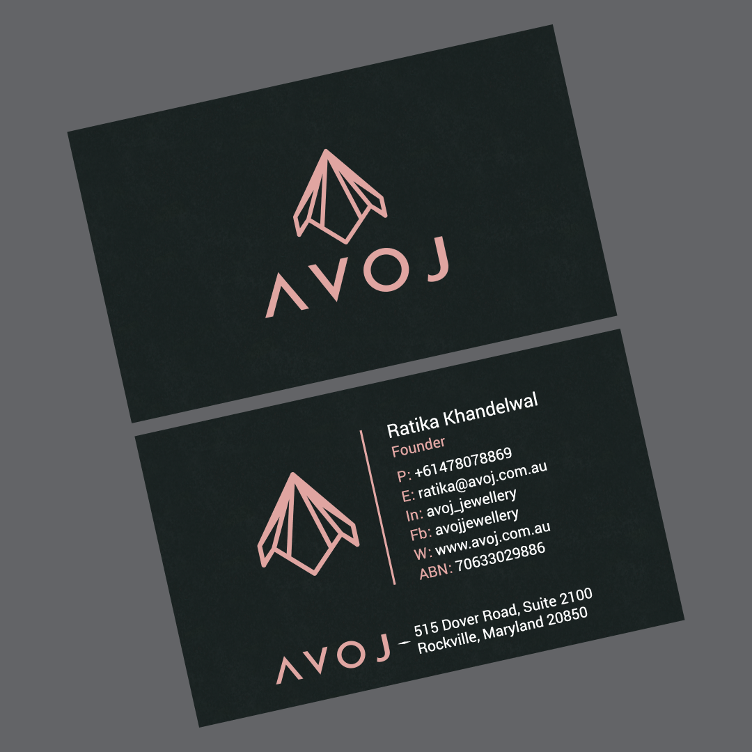 Business Card Design by habibm for AVOJ | Design #15457323
