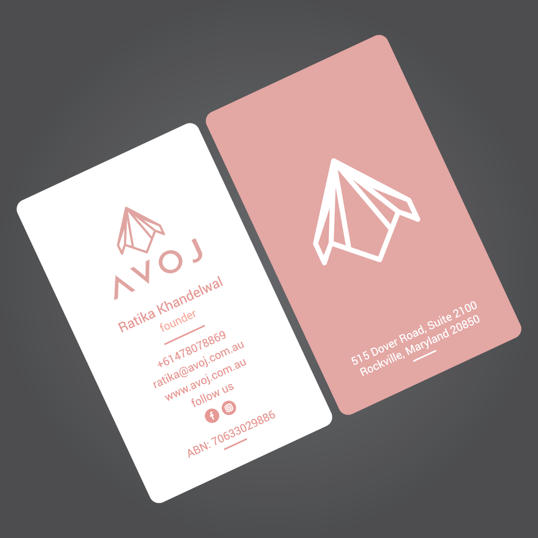 Business Card Design by habibm for AVOJ | Design #15457334