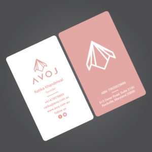 Business Card Design by habibm for AVOJ | Design: #15457346
