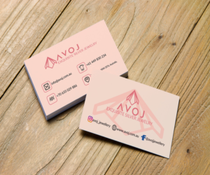 Business Card Design by Mashrick for AVOJ | Design: #15370424