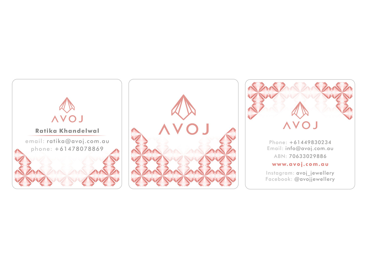 Diseño de Tarjeta de Presentación por Lovaartist para AVOJ | Diseño #15470072
