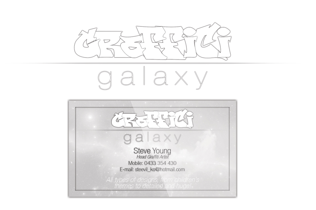 Visitenkarten-Design von OverCast für Graffiti Galaxy | Design #2583729