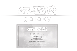 Visitenkarten-Design von OverCast für Graffiti Galaxy | Design #2583729
