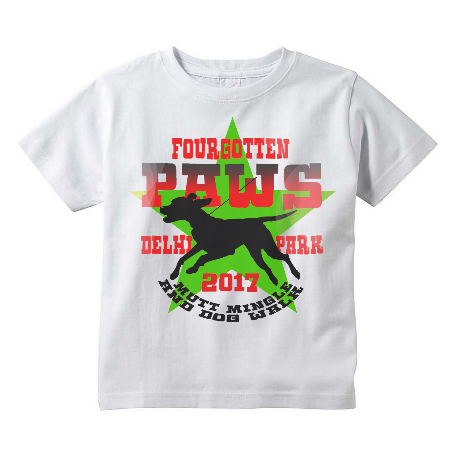 T-shirt Design by davem for Fourgotten Paws | Design #15487563