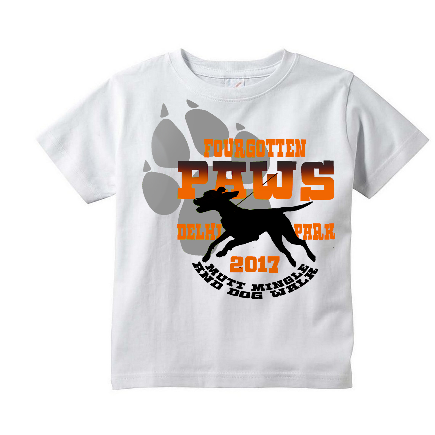 T-shirt Design by davem for Fourgotten Paws | Design #15487610
