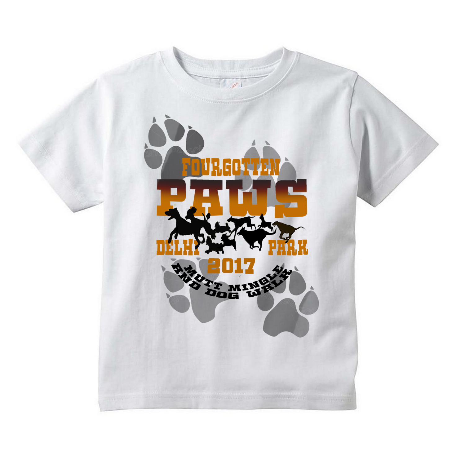 T-shirt Design by davem for Fourgotten Paws | Design #15487764