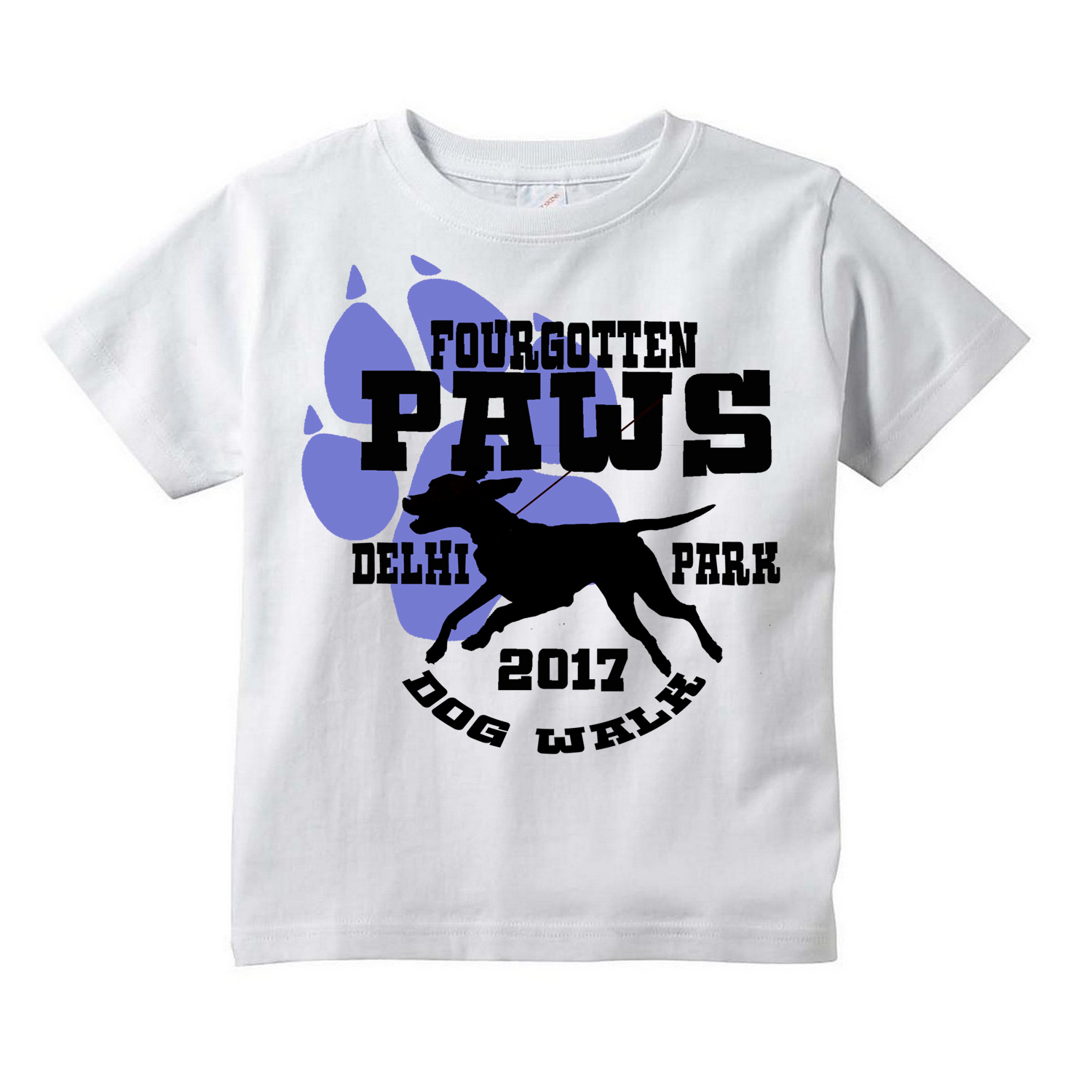 T-shirt Design by davem for Fourgotten Paws | Design #15511693