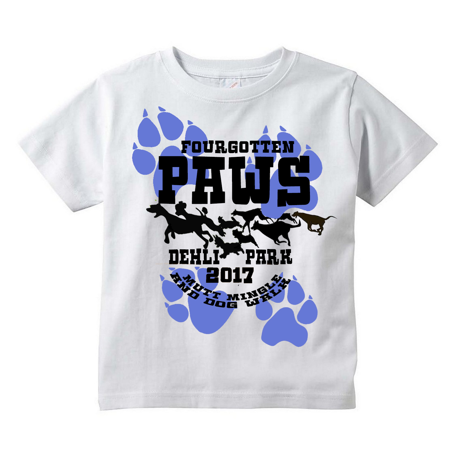 T-shirt Design by davem for Fourgotten Paws | Design #15511799