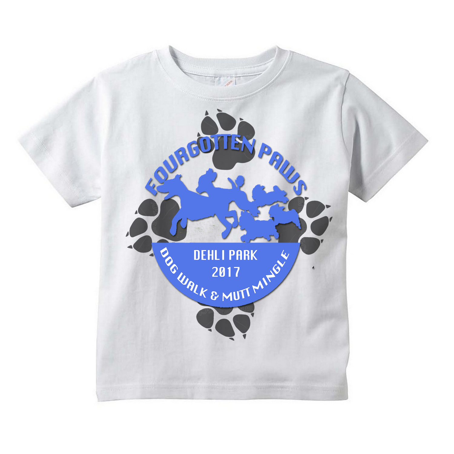 T-shirt Design by davem for Fourgotten Paws | Design #15533701