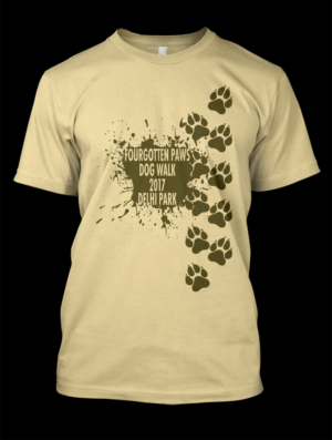 T-shirt Design by Adrian for Fourgotten Paws | Design: #15418400