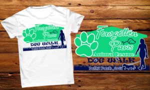 T-shirt Design by Priyanta Sanyal for Fourgotten Paws | Design: #15392568