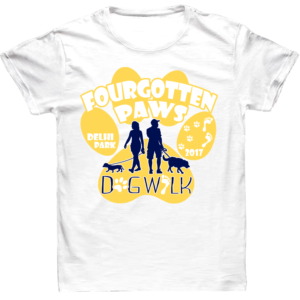 T-shirt Design by Priyanta Sanyal for Fourgotten Paws | Design: #15392576