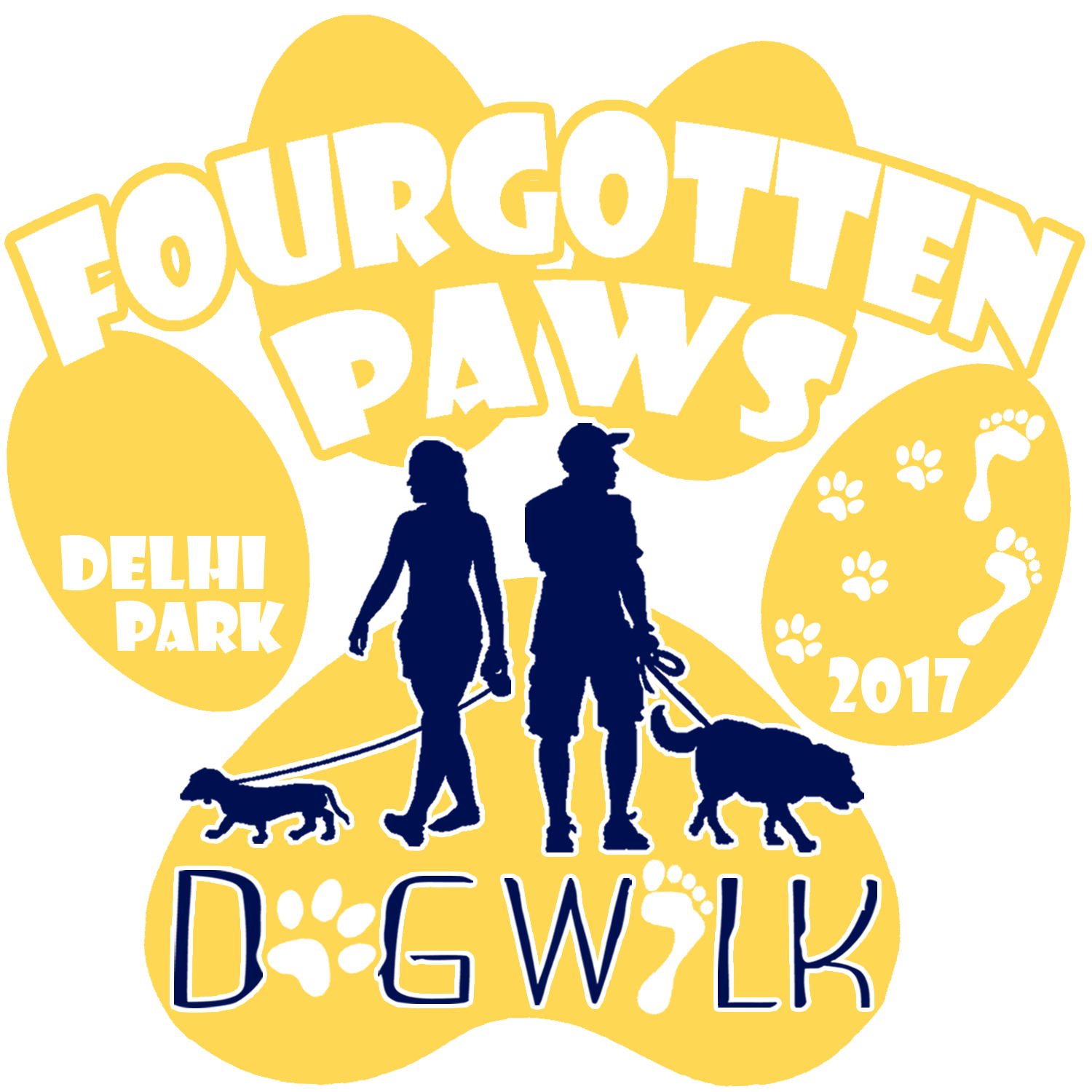 T-Shirt-Design von Priyanta Sanyal für Fourgotten Paws | Design #15392586