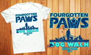 T-shirt Design by Priyanta Sanyal for Fourgotten Paws | Design: #15420101