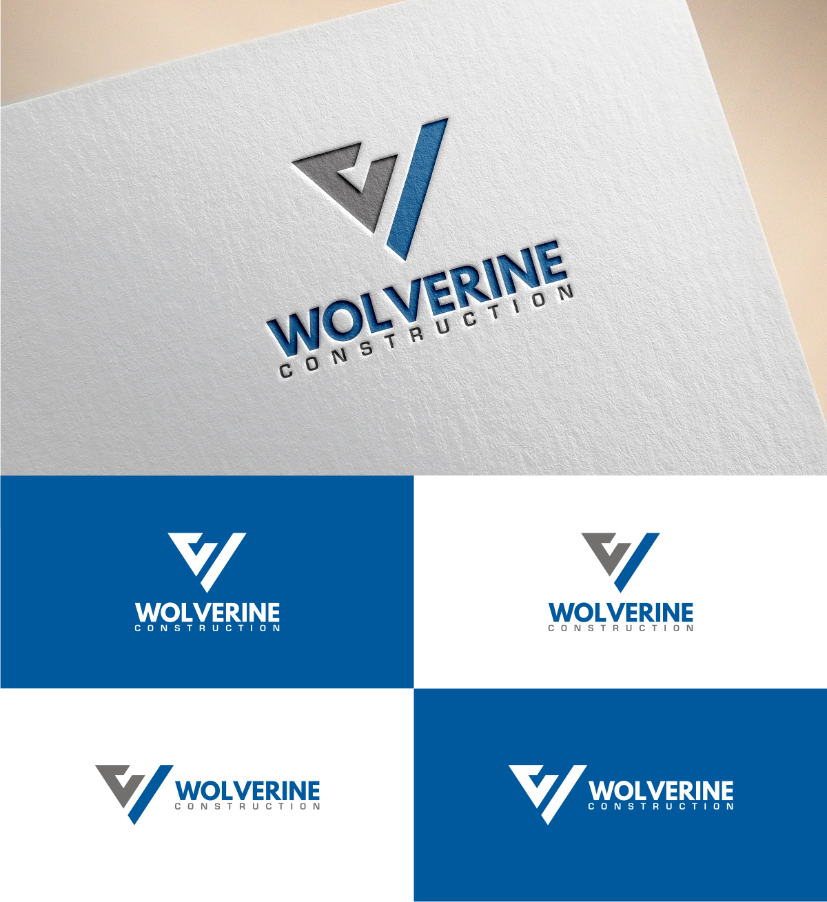 Logo-Design von MKR für Wolverine Construction LLC | Design #15490227