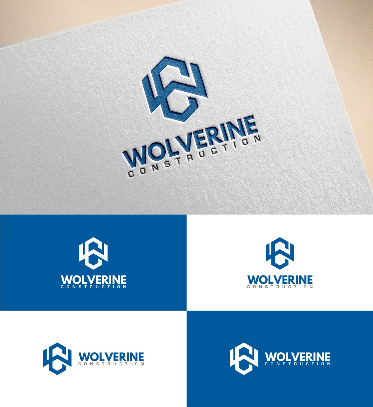 Logo-Design von MKR für Wolverine Construction LLC | Design #15490445