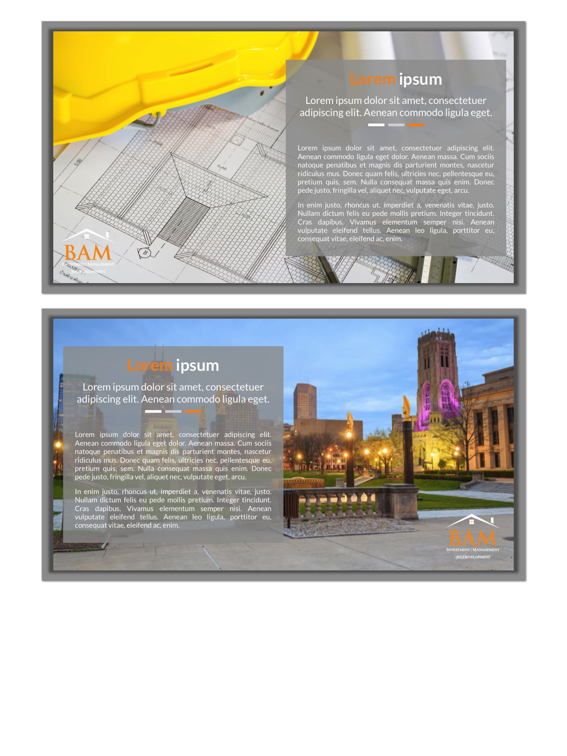 Design de PowerPoint par StonyDog Design pour Barratt Asset Management | Design #15330313