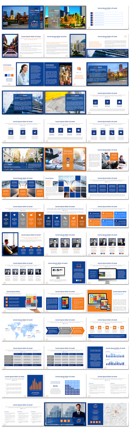 Diseño de PowerPoint por StonyDog Design para Barratt Asset Management | Diseño #15364747