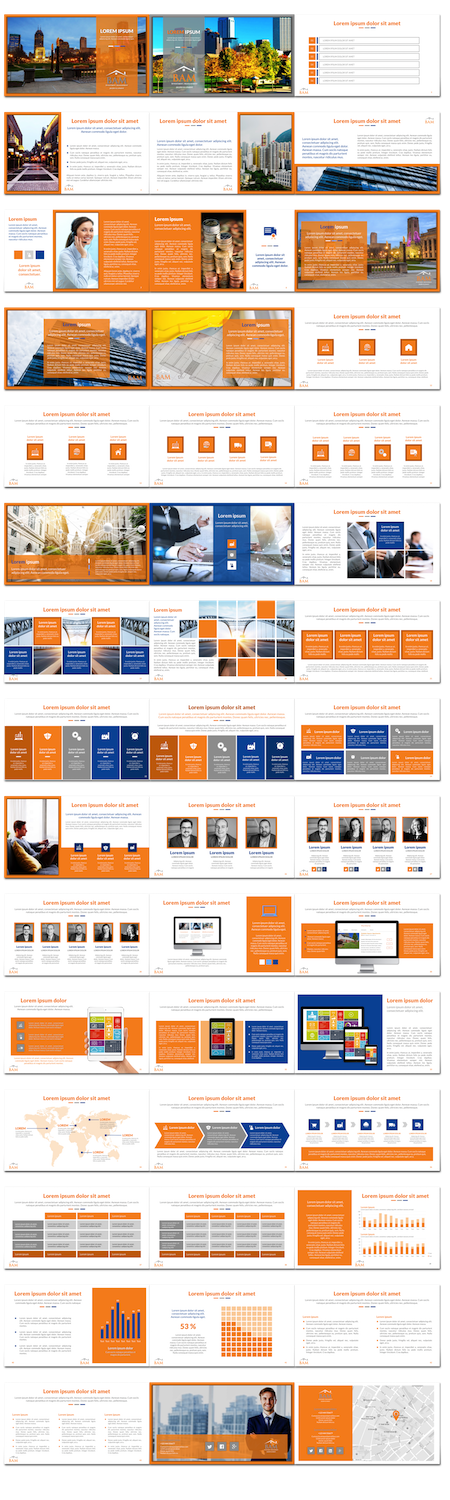 PowerPoint Design by StonyDog Design for Barratt Asset Management | Design #15364916