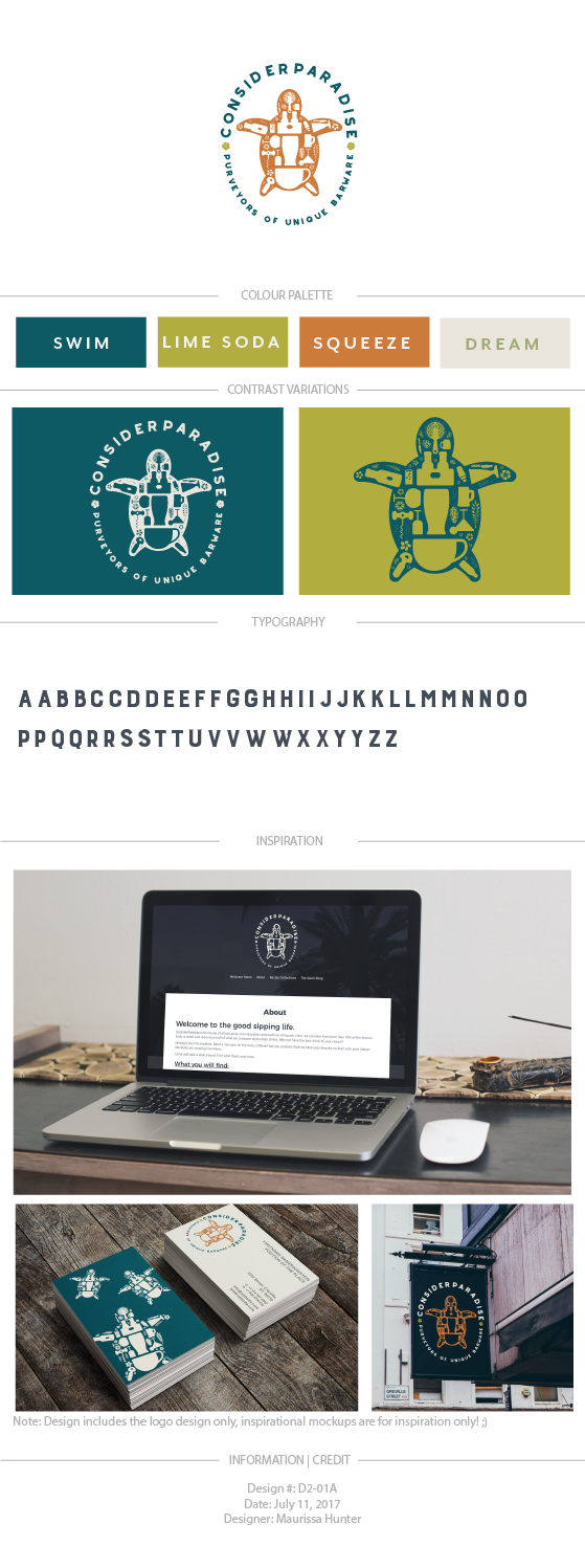 Logo Design by Maurissahunter for ConsiderParadise | Design: #15379855