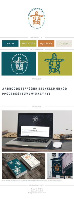 Logo Design by Maurissahunter for ConsiderParadise | Design: #15408921