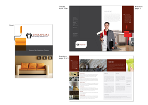 Brochure Design by san011 for Chesapeake Painting Services | Design: #2619033