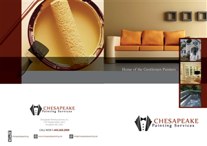 Brochure Design by san011 for Chesapeake Painting Services | Design: #2637564