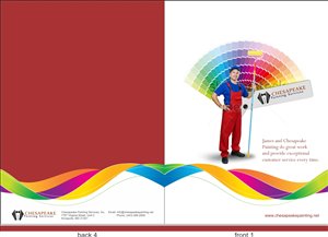 Diseño de Brochure por Savitra para Chesapeake Painting Services | Diseño: #2616516