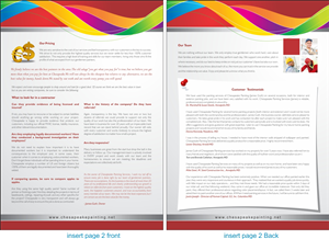 Diseño de Brochure por Savitra para Chesapeake Painting Services | Diseño: #2616624