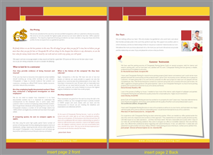 Diseño de Brochure por Savitra para Chesapeake Painting Services | Diseño: #2617905